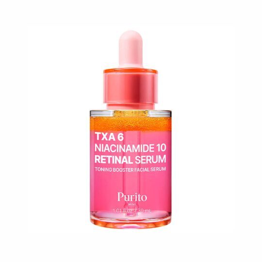 Izgaismojošs kapsulu serums Purito Seoul TXA 6 Niacinamide 10 Retinal Serum